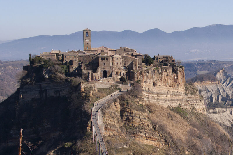 Il suggestivo borgo di Civita di Bagnoregio